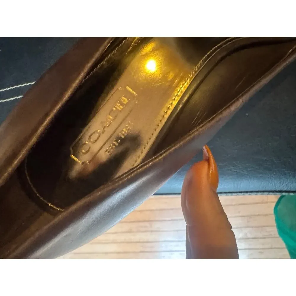 Coach Kellen Women's Open Toe Wedge Shoes Size 8B (700